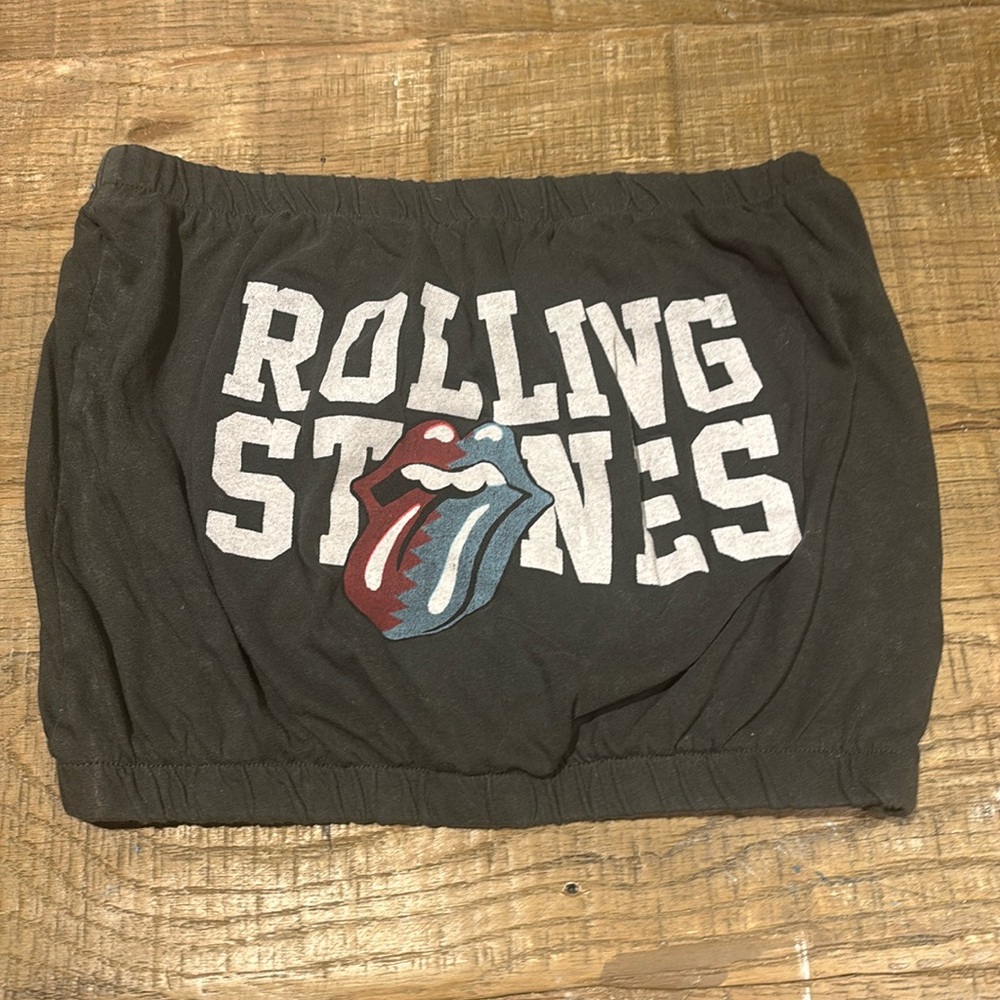 American Eagle Rolling Stones tube top